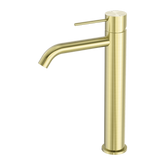 Mecca Tall Basin Nero Mixer - Brushed Gold